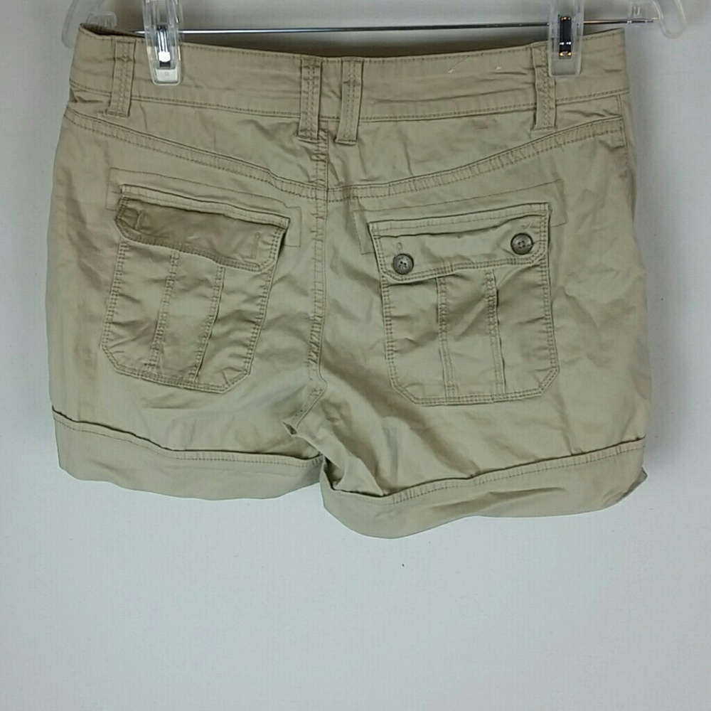 SONOMA l Cargo Khaki Stretch Shorts Mid Rise B2 - Picture 4 of 6